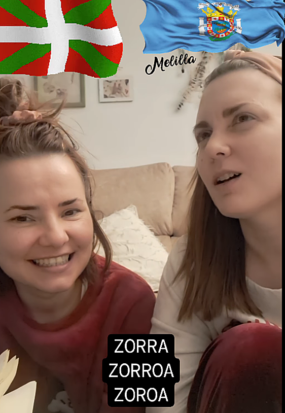 Garmendia y Rosa, en el vídeo de Instagram.