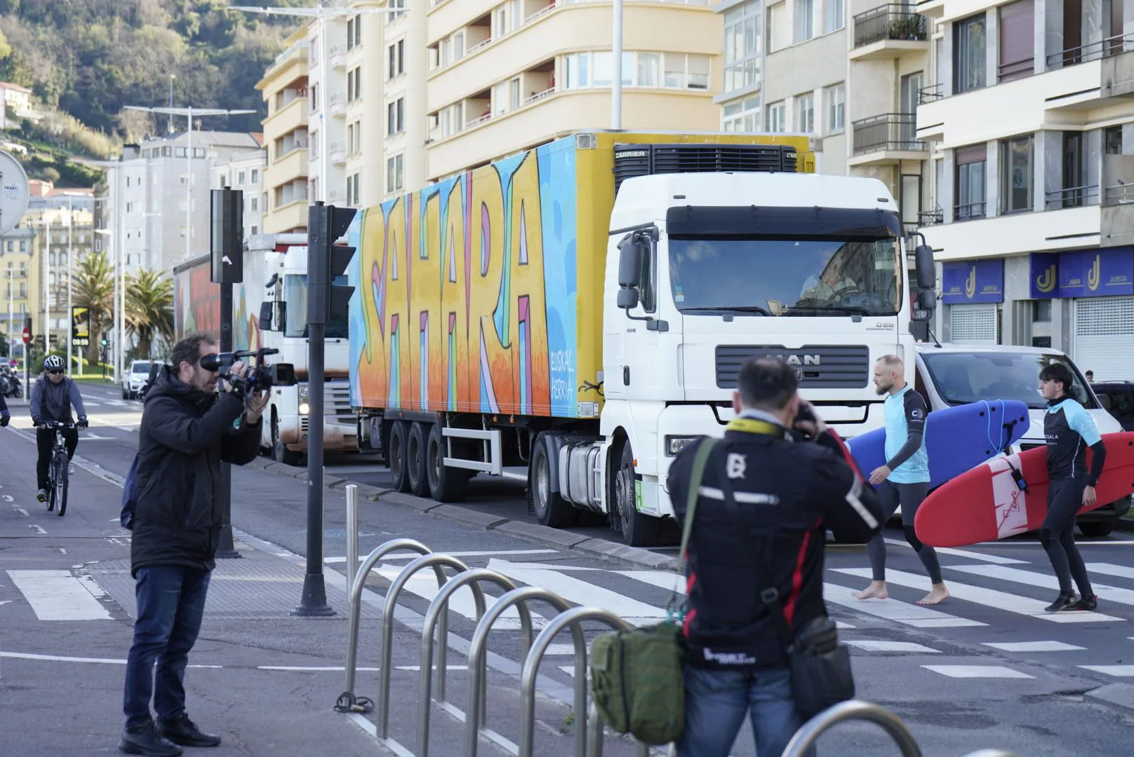 Una caravana a favor de los refugiados saharauis El Diario Vasco