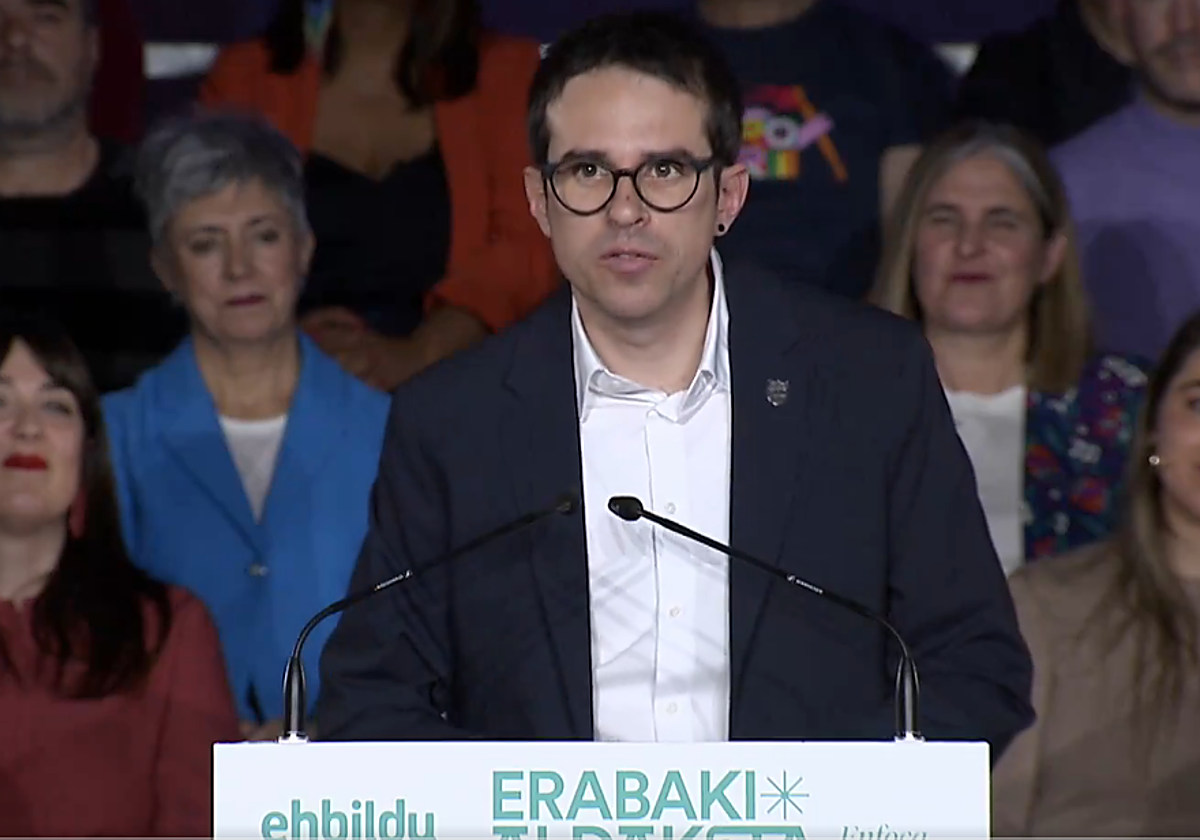 Pello Otxandiano este sábado en Gasteiz.