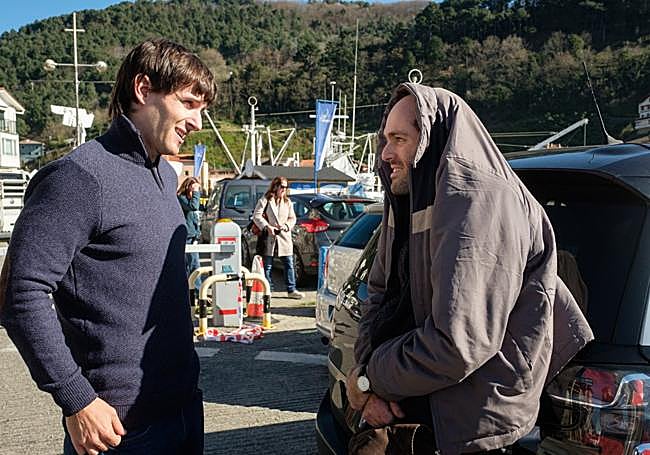 Los 'terroristas' Iñigo Gastesi y Diego Anido.