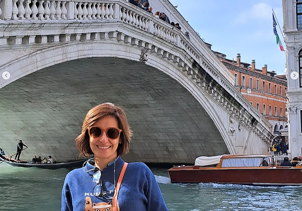 Adela González ha disfrutado de una escapada a Venecia.