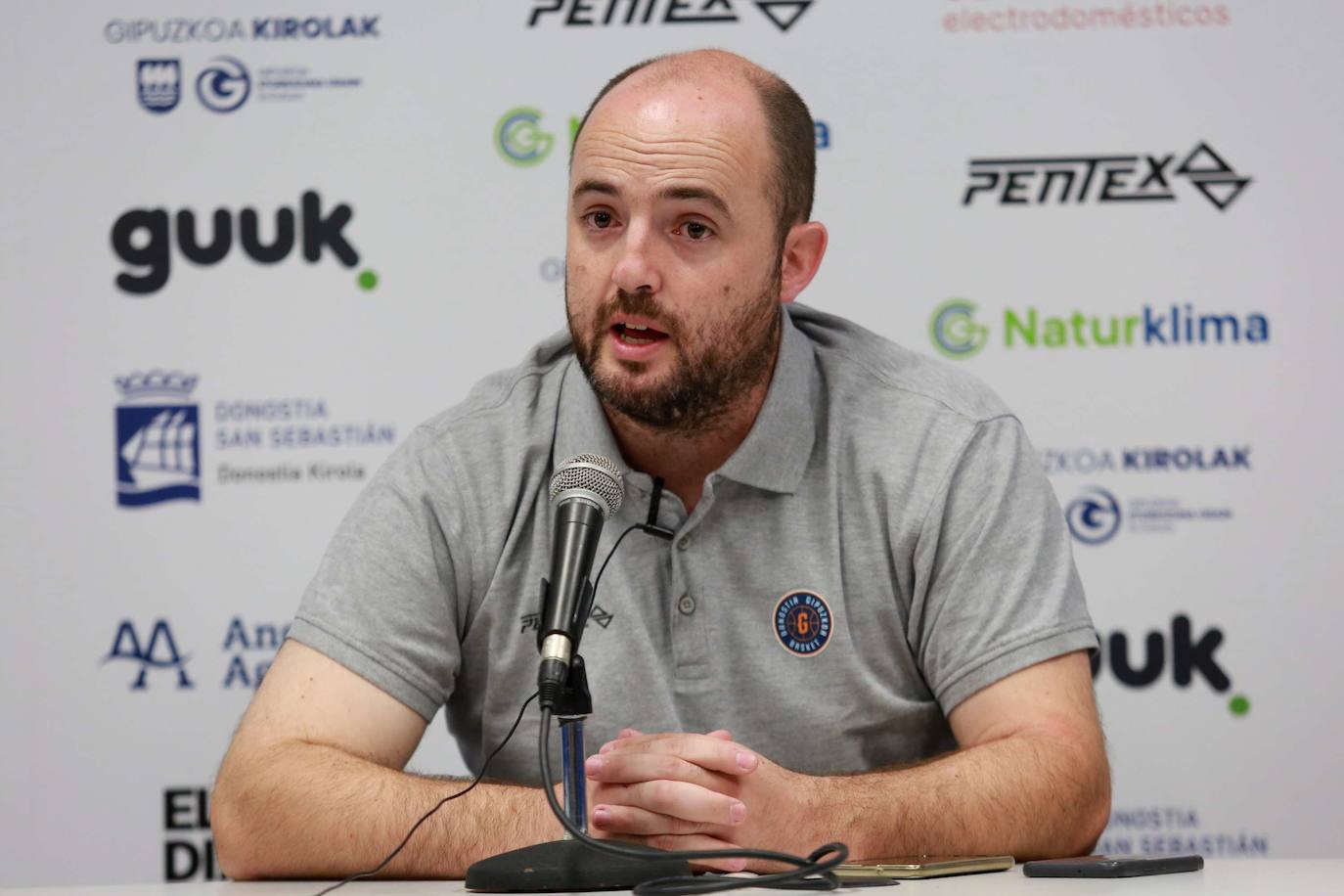 Mikel Odrizola, en una comparecencia en Illunbe.