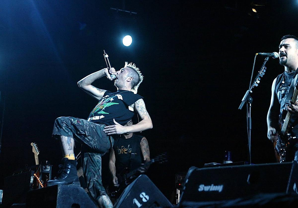 Imagen de archivo de un concierto del grupo musical Skap-P.