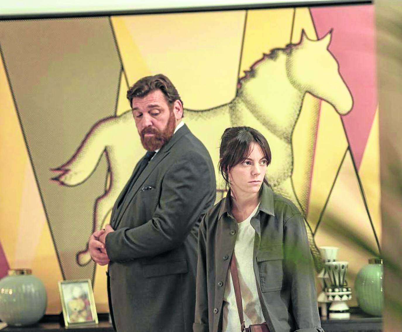 Hovik Keuchkerian y Vicky Luengo.