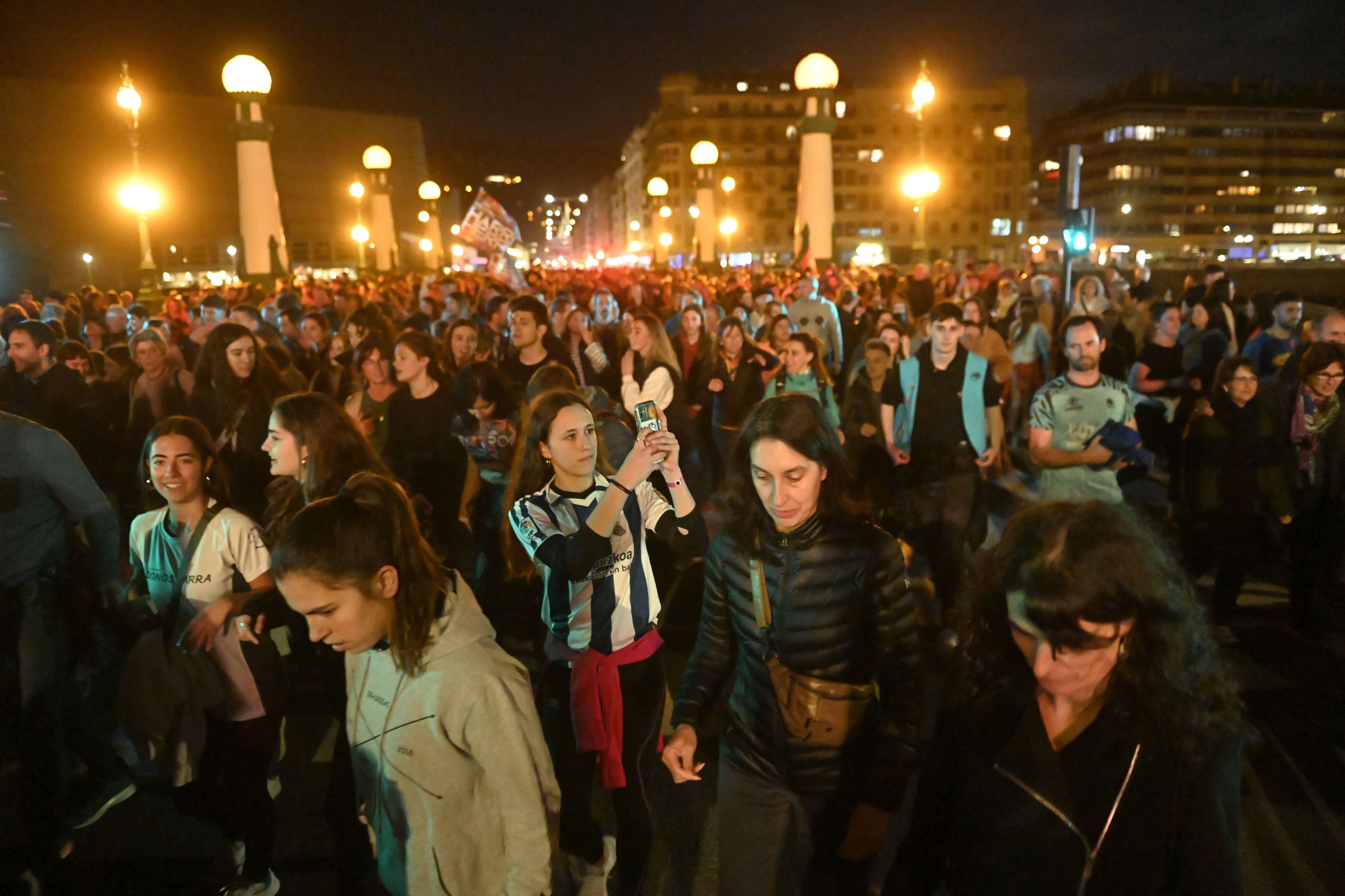 San Sebastián se vuelca con la Korrika