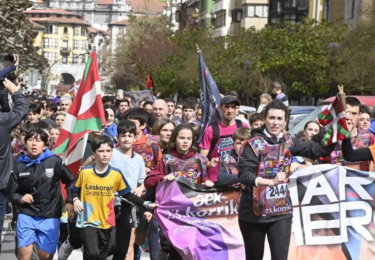 Festa giroa Tolosan Korrikarekin