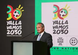 El coordinador del comité del Mundial 2030, Antonio Laranjo.