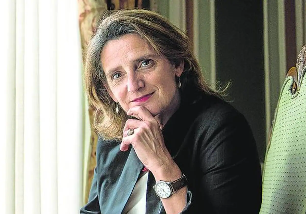 Teresa Ribera ha visitado esta semana Bilbao para participar en el congreso WindEurope.