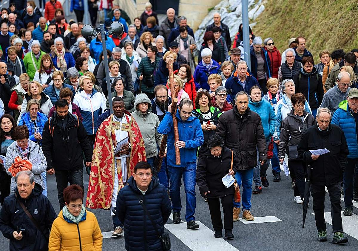 Vía Crucis de Irun hasta San Marcial