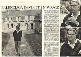 Página inicial de la entrevista publicada en la revista Paris Match en 1968.