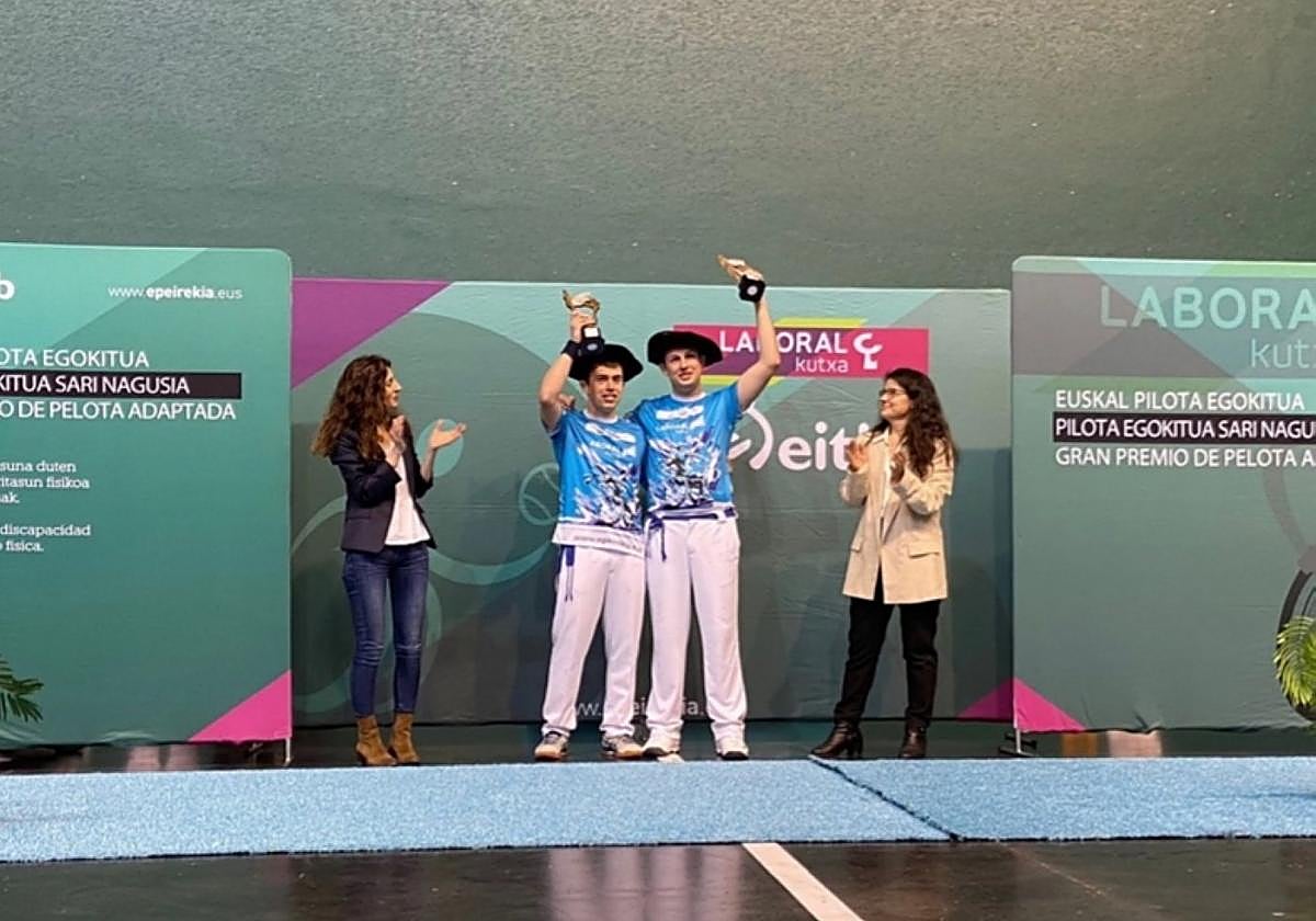 Jurdan Arakistain eta Eneko Sagarmendi, nagusi.
