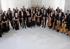 Miembros de la Orquesta Sinfónica de Navarra.