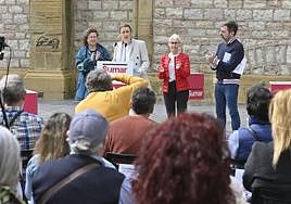 La candidata de Sumar a lehendakari, Alba García reivindicó este domingo «más tiempo para ser más felices» y propuso el establecimiento de una moratoria turística y un pacto vasco por los territorios frente al actual modelo «depredador», que consideró «agotado» y del que responsabilizó a PNV y PSE