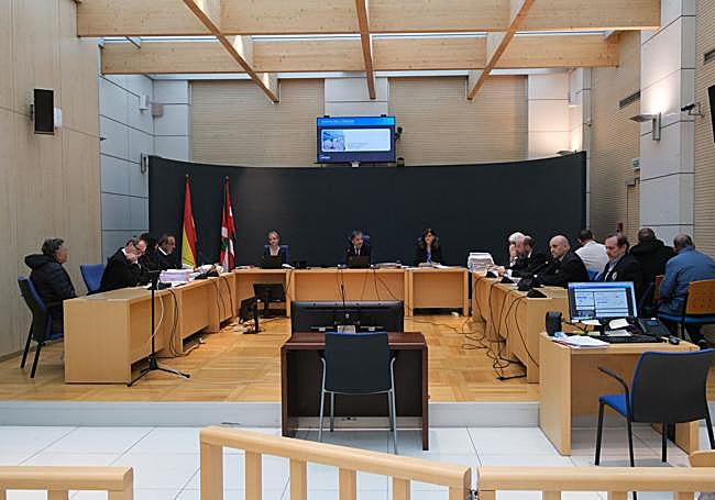 Un momento de la vista suspendida.