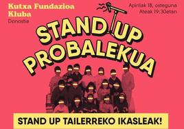 Karkarkar stand-up probalekuak ez du etenik