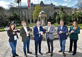 Los candidatos a lehendakari se reunieron por primera vez en un reportaje para DV.