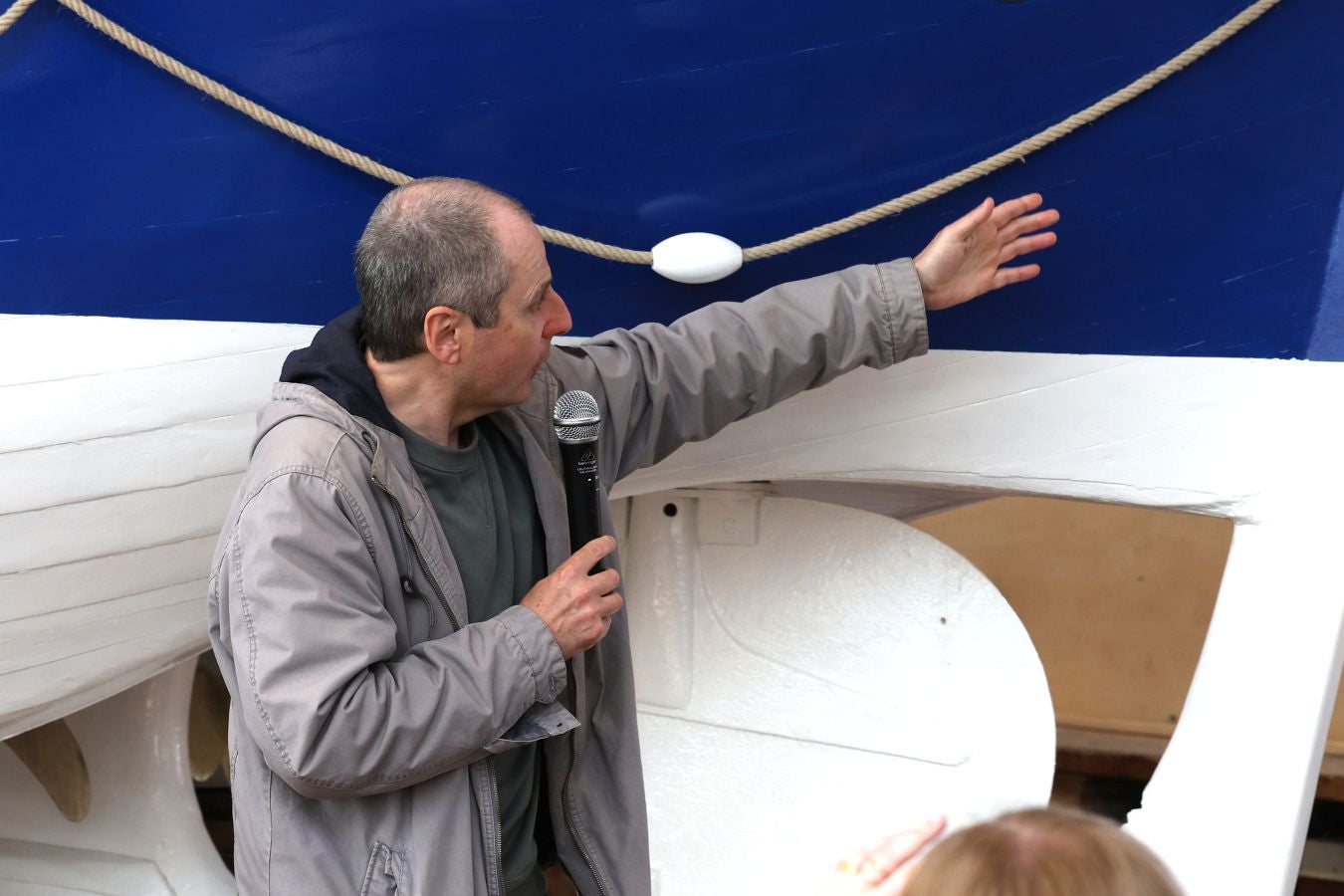 Así ha quedado restaurada la embarcación de salvamento marítimo de 1925