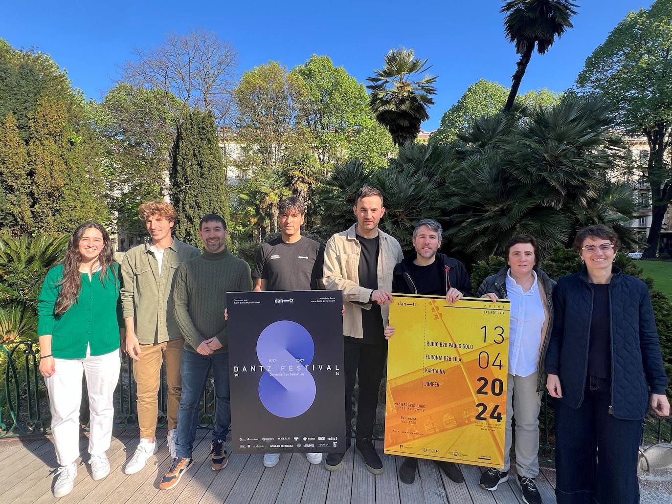 Presentación de Dantz Festibala y del Dantz Point de este sábado en Lasarte-Oria.