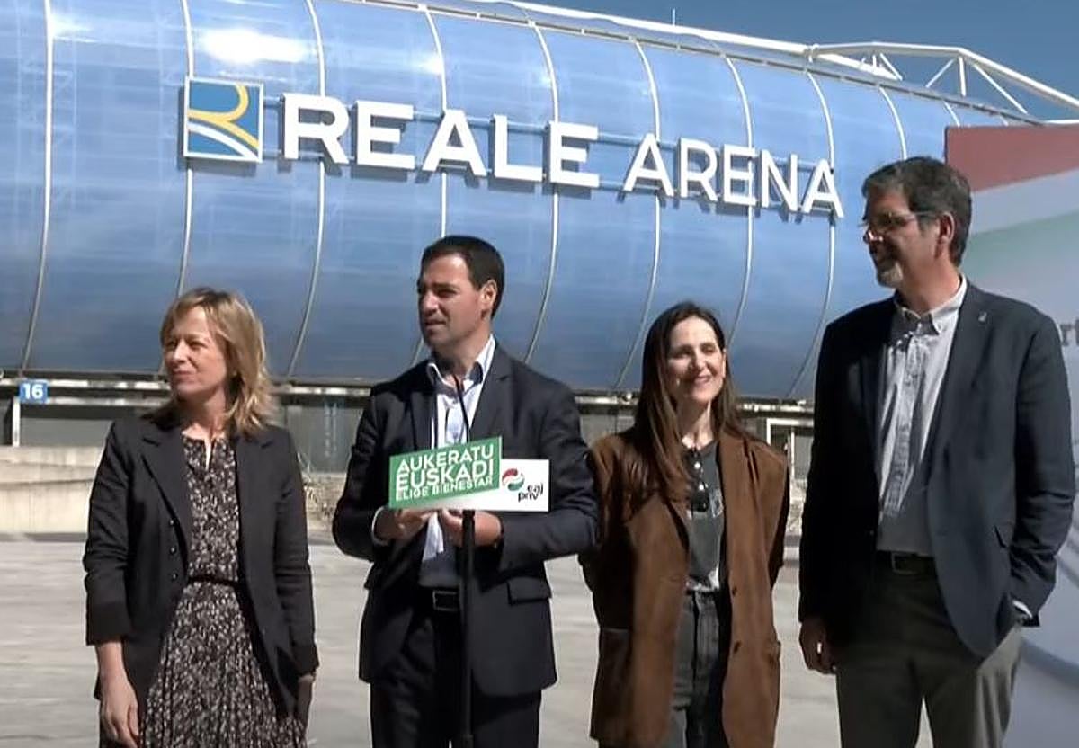 El PNV promete remodelar todo el complejo deportivo de Anoeta y adecuar Illunbe como un gran pabellón multiusos