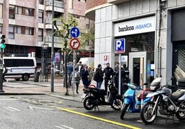 Fuga de película en Bilbao tras robar 60.000 euros a punta de pistola