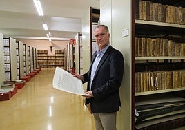 El director del Archivo Diocesano de San Sebastián, José Ángel Garro.