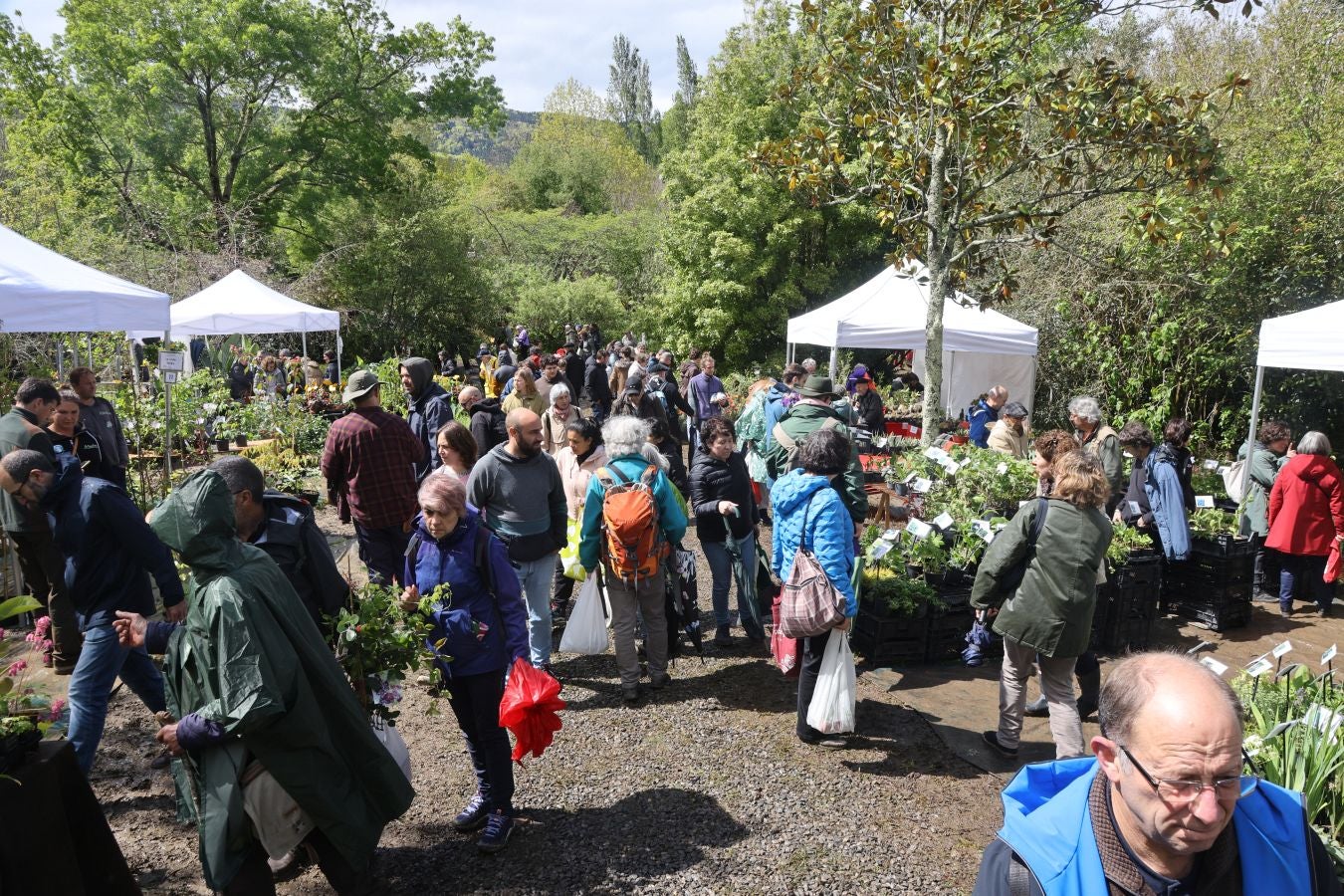 Miles de personas visitan la Feria de Plantas de Iturraran