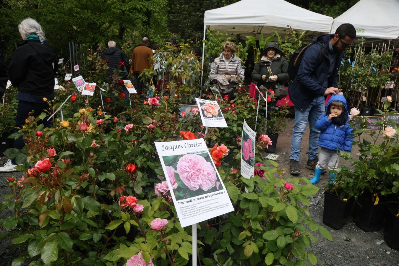 Miles de personas visitan la Feria de Plantas de Iturraran