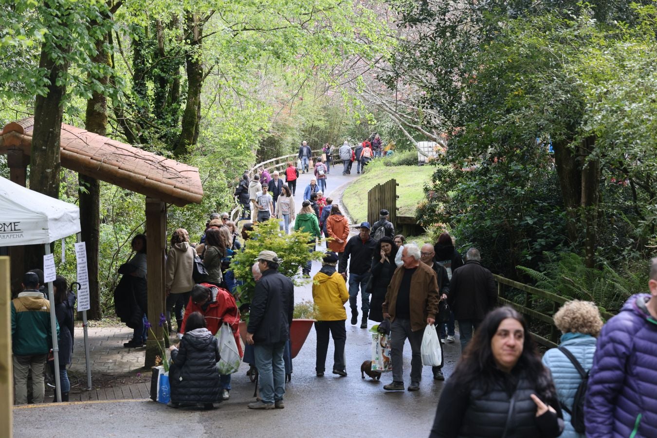 Miles de personas visitan la Feria de Plantas de Iturraran