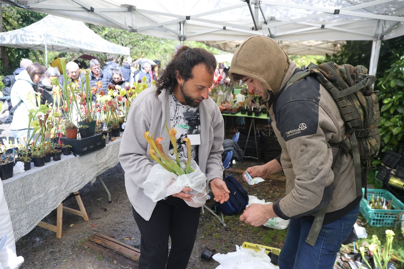 Miles de personas visitan la Feria de Plantas de Iturraran