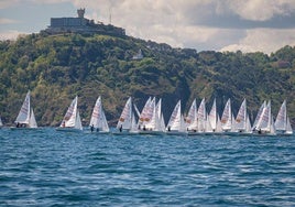 La Concha, testigo de la Copa de España de Vela 420