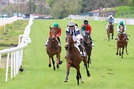 'Clori' gana una carrera de la temporada de primavera en el hipódromo donostiarra.