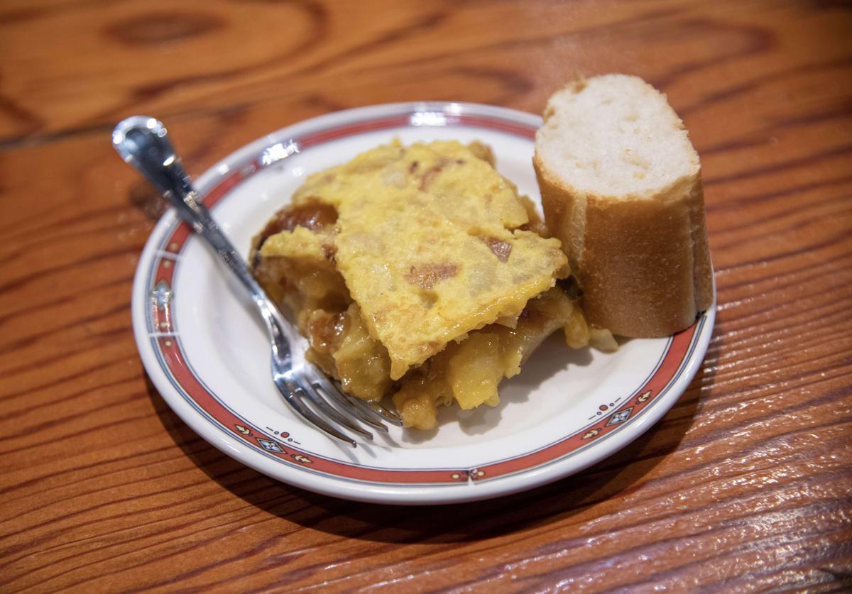 La tortilla de patatas del bar Néstor de San Sebastián, la mejor del mundo.