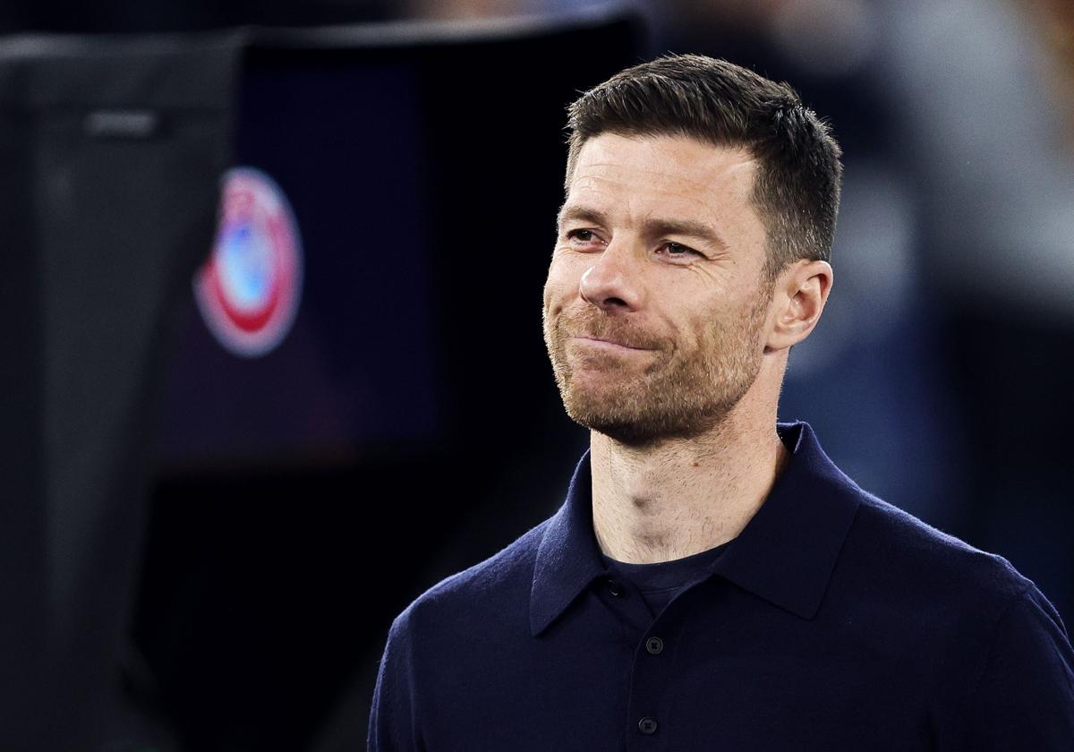 Xabi Alonso tras la victoria del Bayer Leverkusen la semana pasada ante la Roma