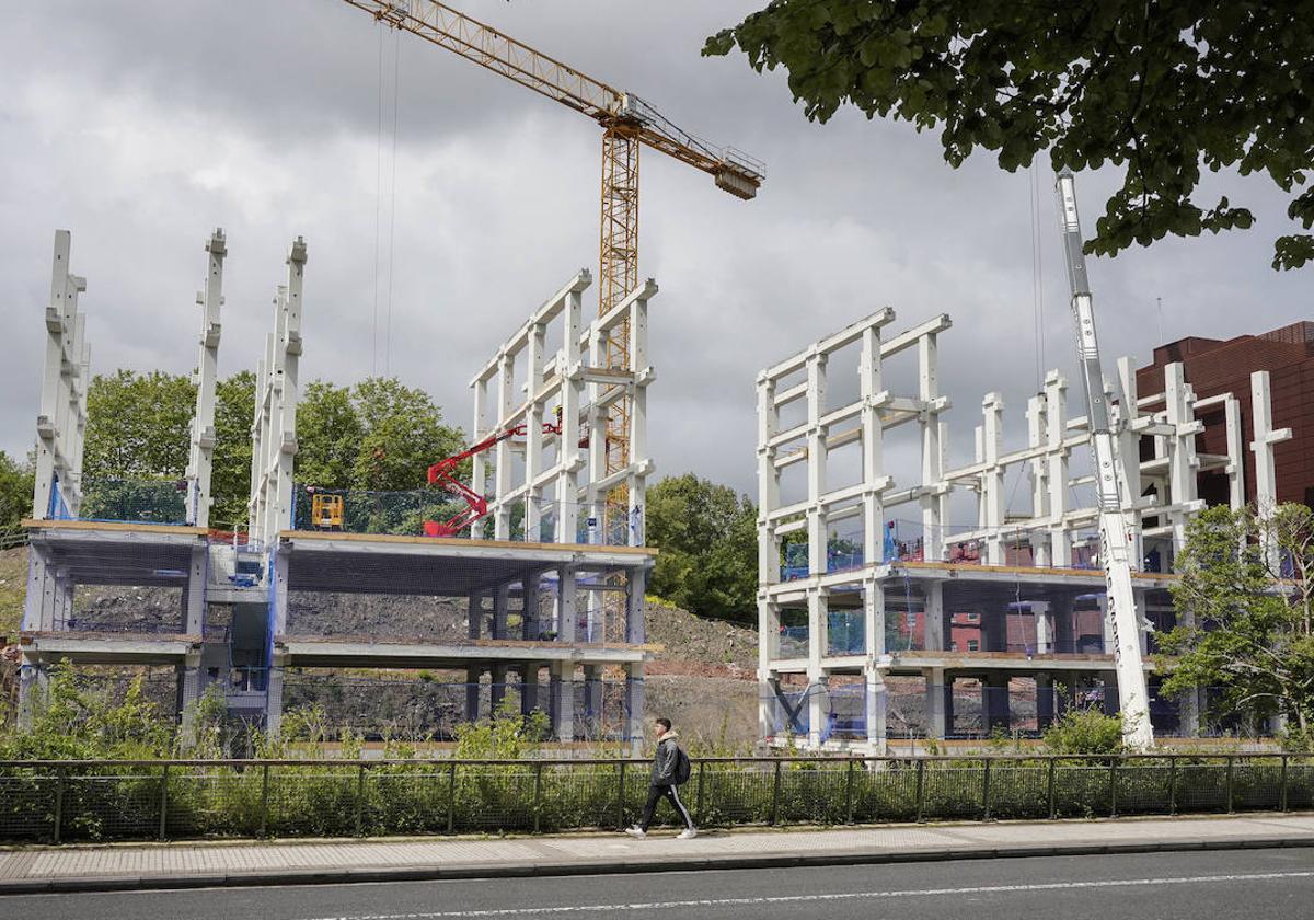 Estructura del edificio que albergará en el campus de Ibaeta el ordenador cuántico de IBM.