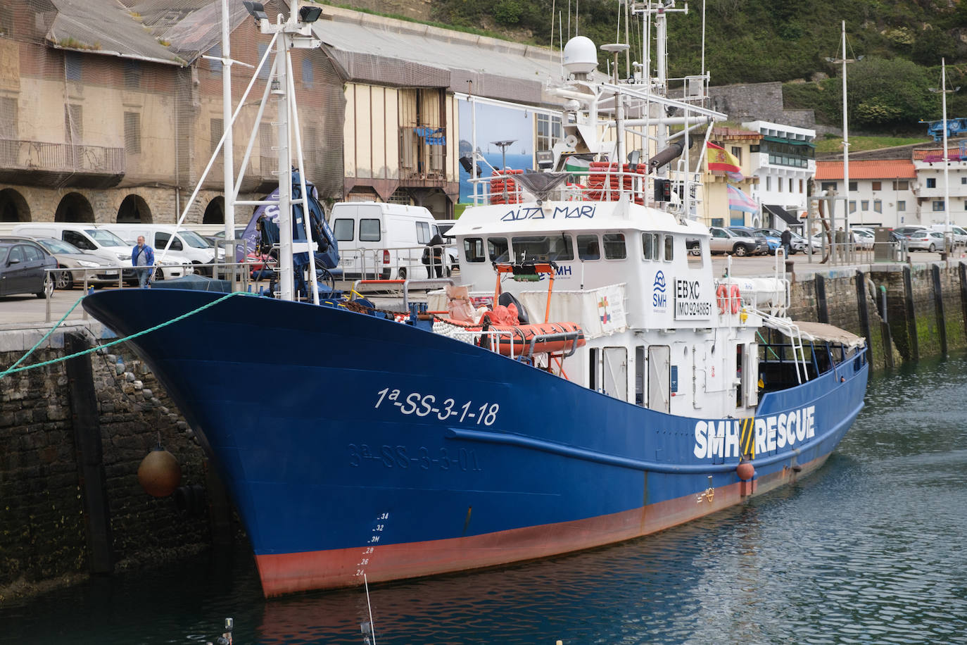 Una visita al interior del &#039;Aita Mari&#039;