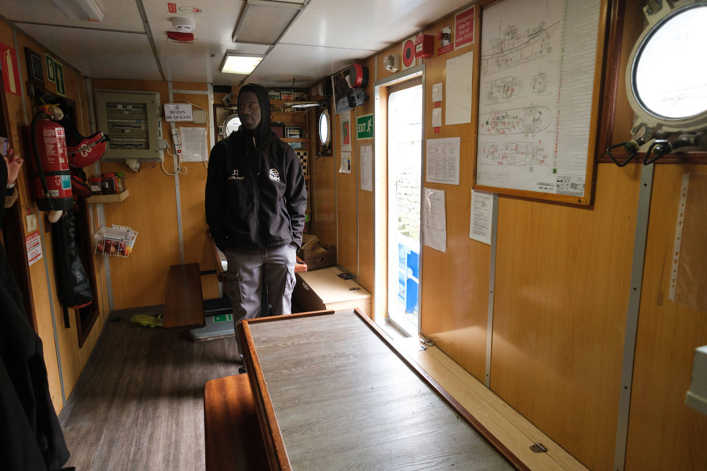 Una visita al interior del &#039;Aita Mari&#039;