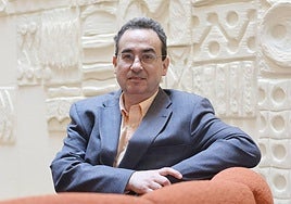 Manel Juan, el martes en el hotel Tres Reyes de Donostia.