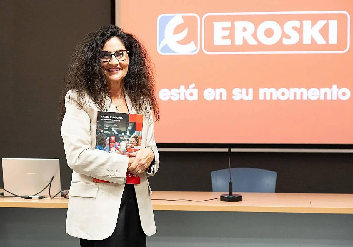 La primera ejecutiva de Eroski, Rosa Carabel