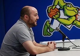 Mikel Odriozola, en una comparecencia en Illunbe.