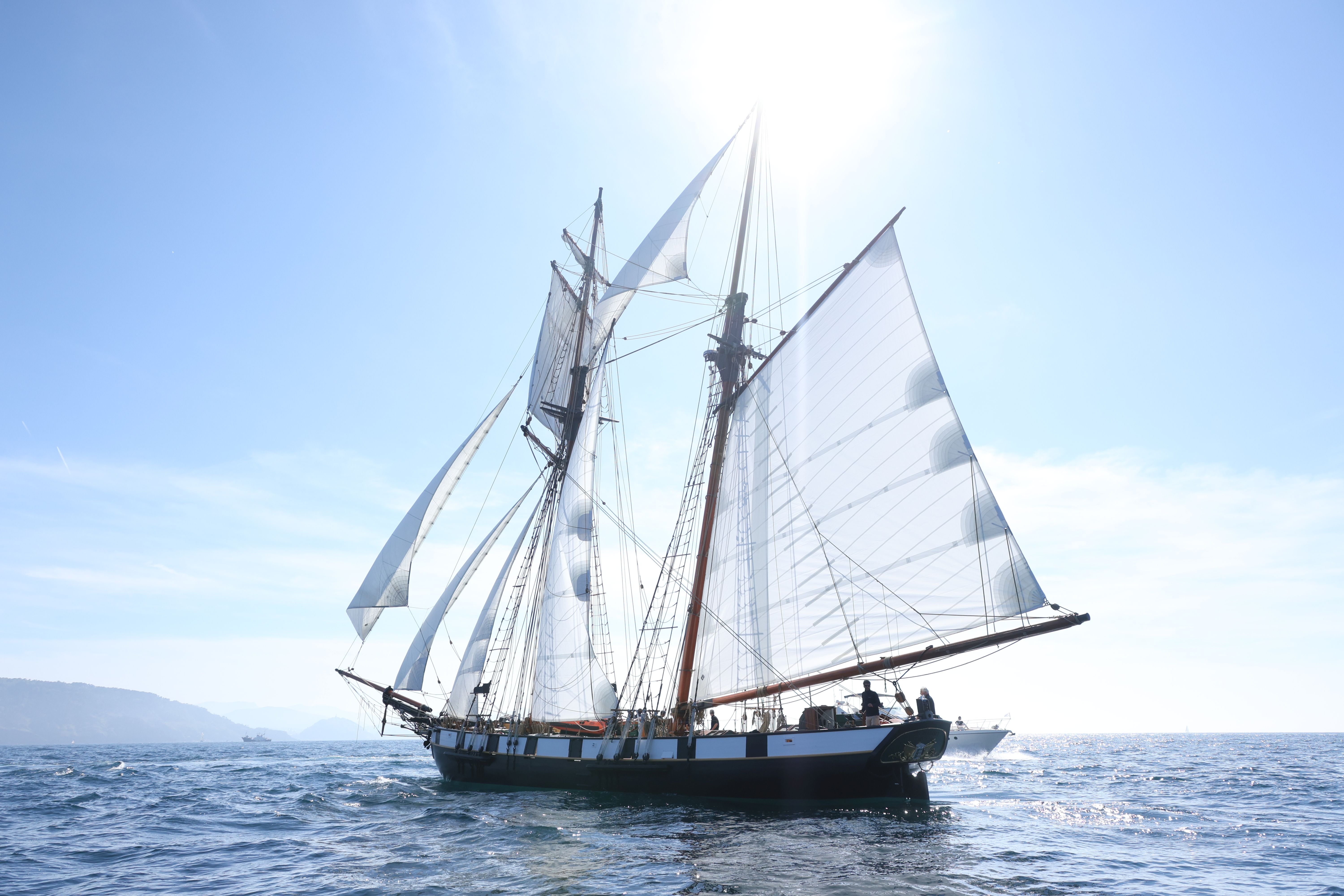 Las mejores imágenes de la entrada de los barcos en la bahía