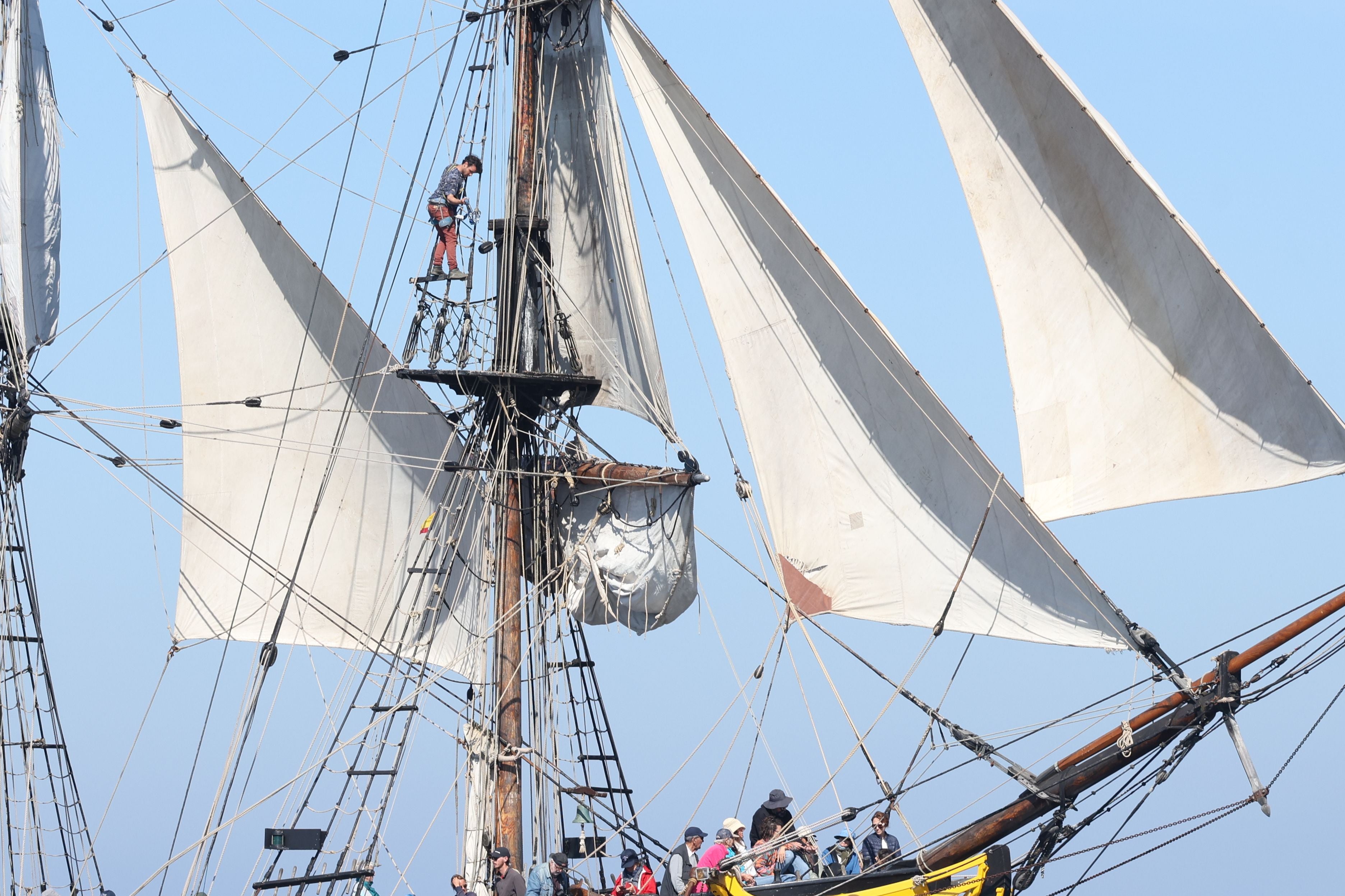 Las mejores imágenes de la entrada de los barcos en la bahía