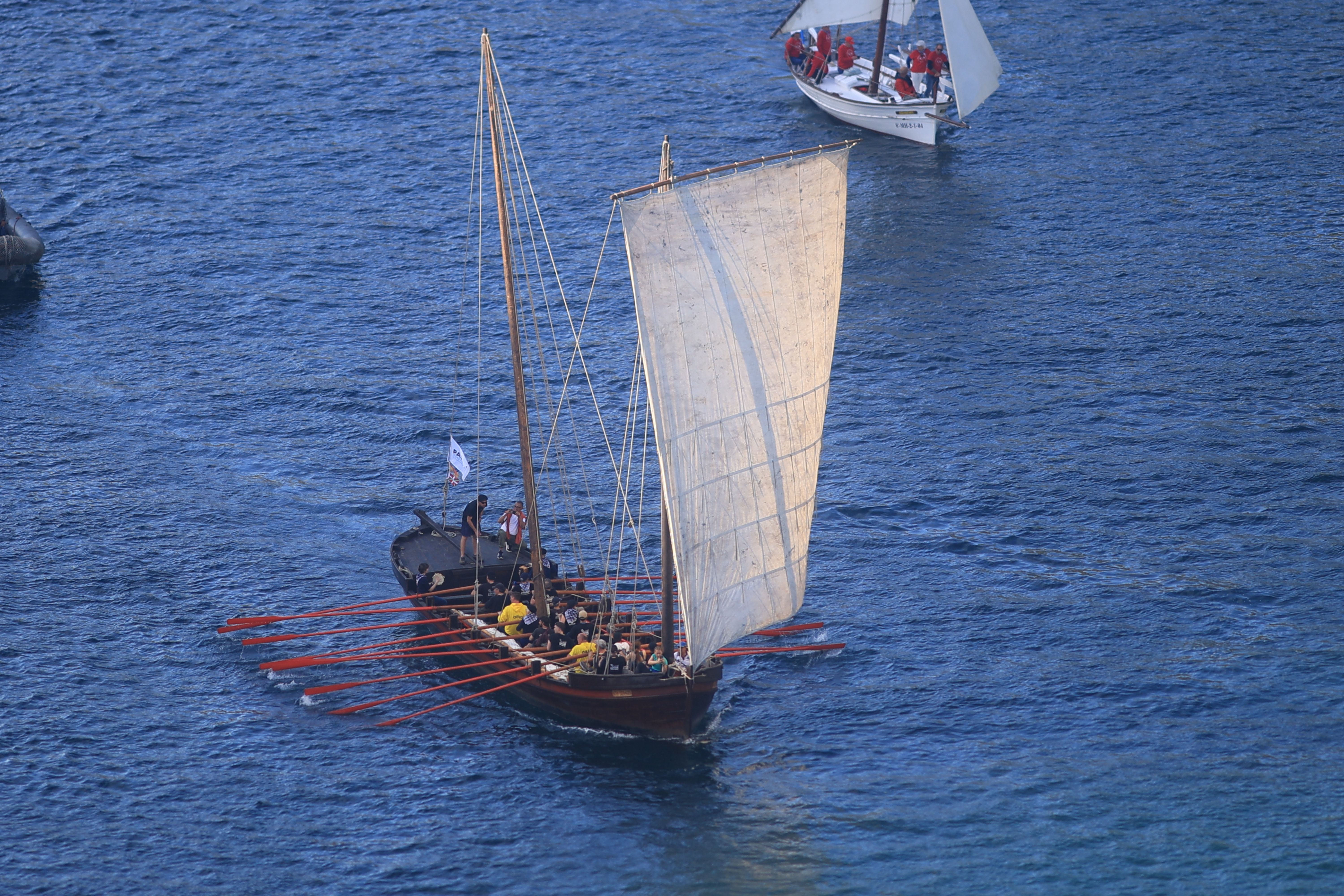 Las mejores imágenes de la entrada de los barcos en la bahía