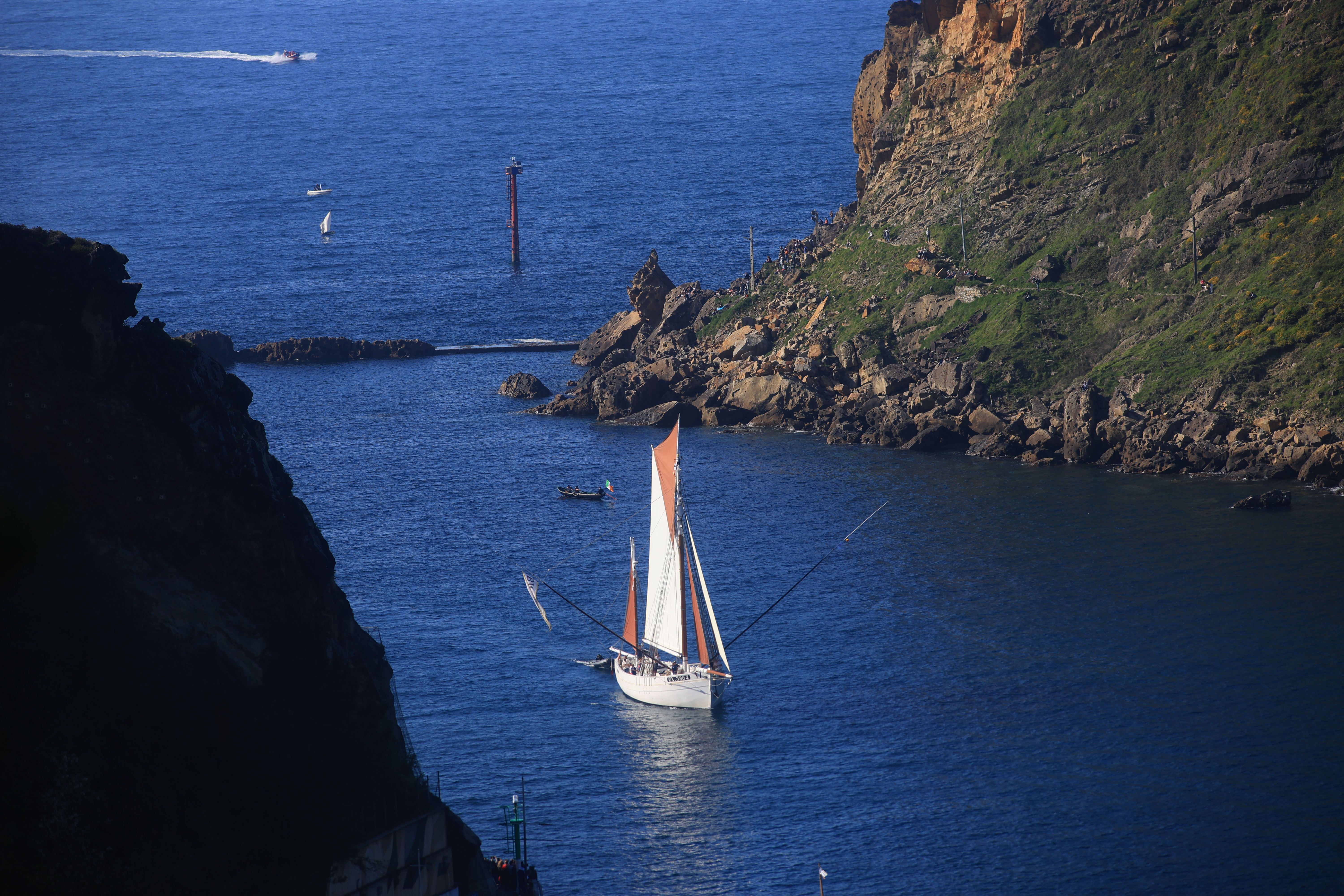 Las mejores imágenes de la entrada de los barcos en la bahía