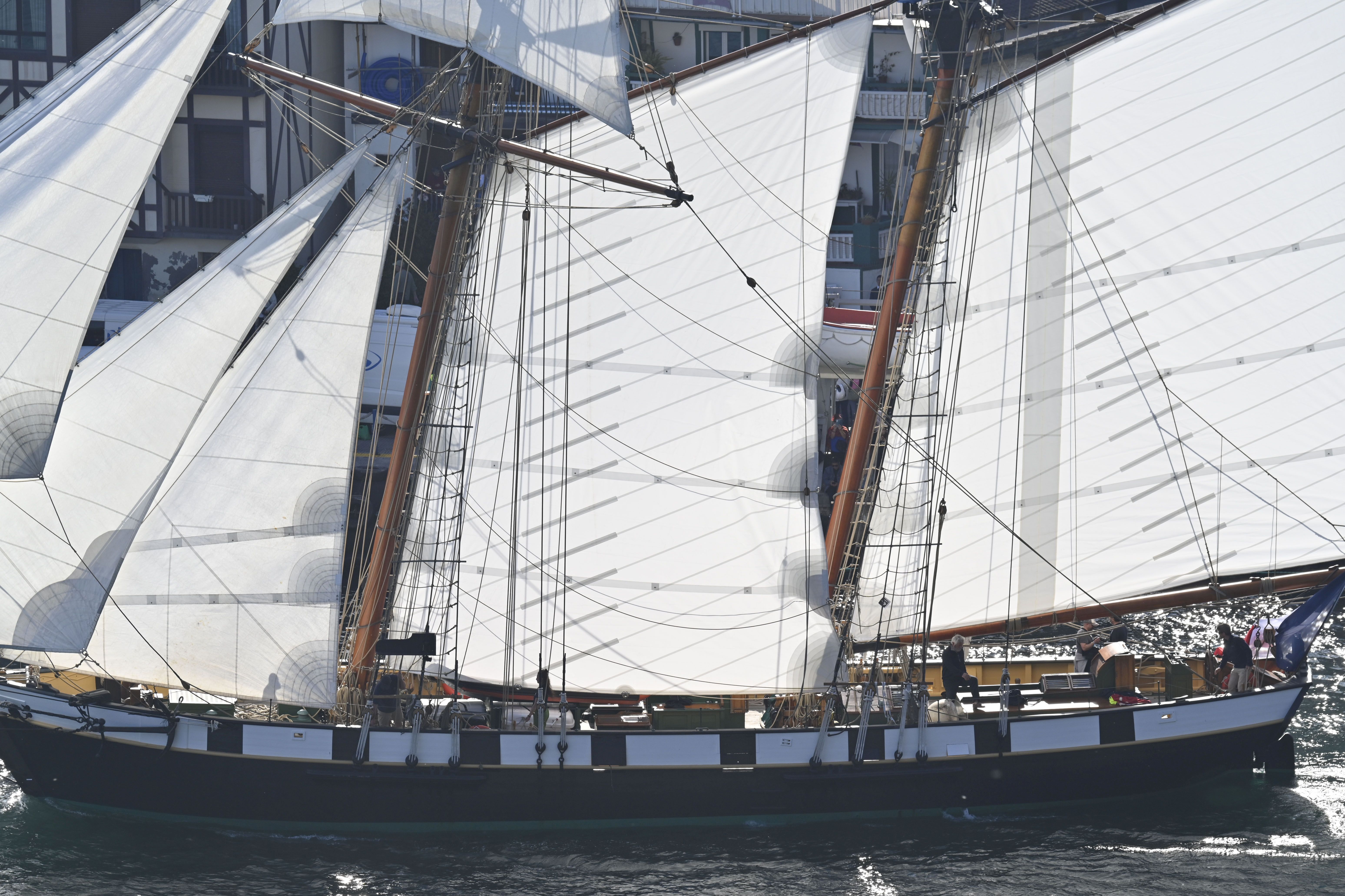 Las mejores imágenes de la entrada de los barcos en la bahía