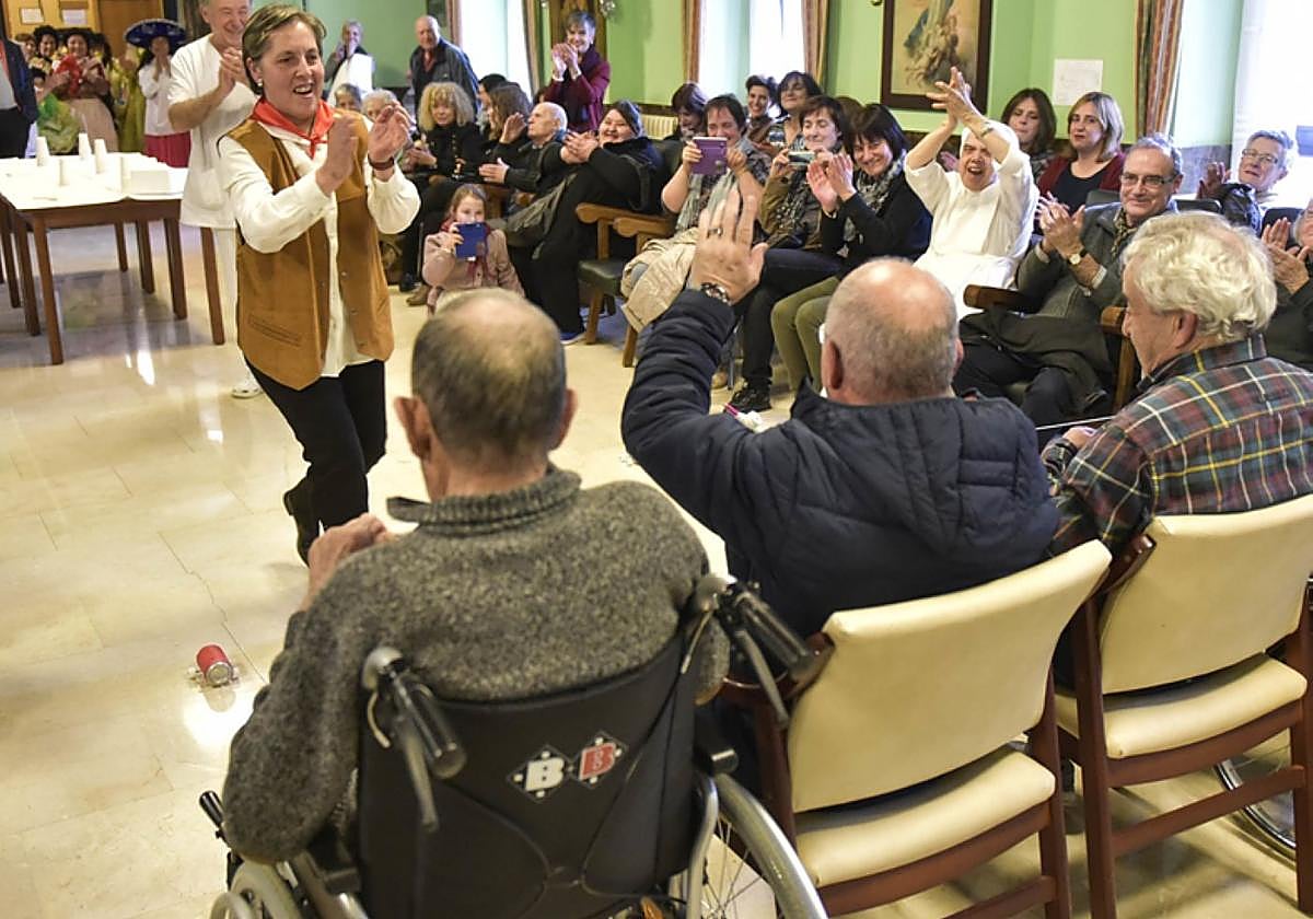 Reciente celebración festiva en el centro de día.