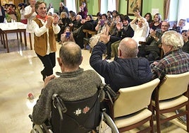 Reciente celebración festiva en el centro de día.