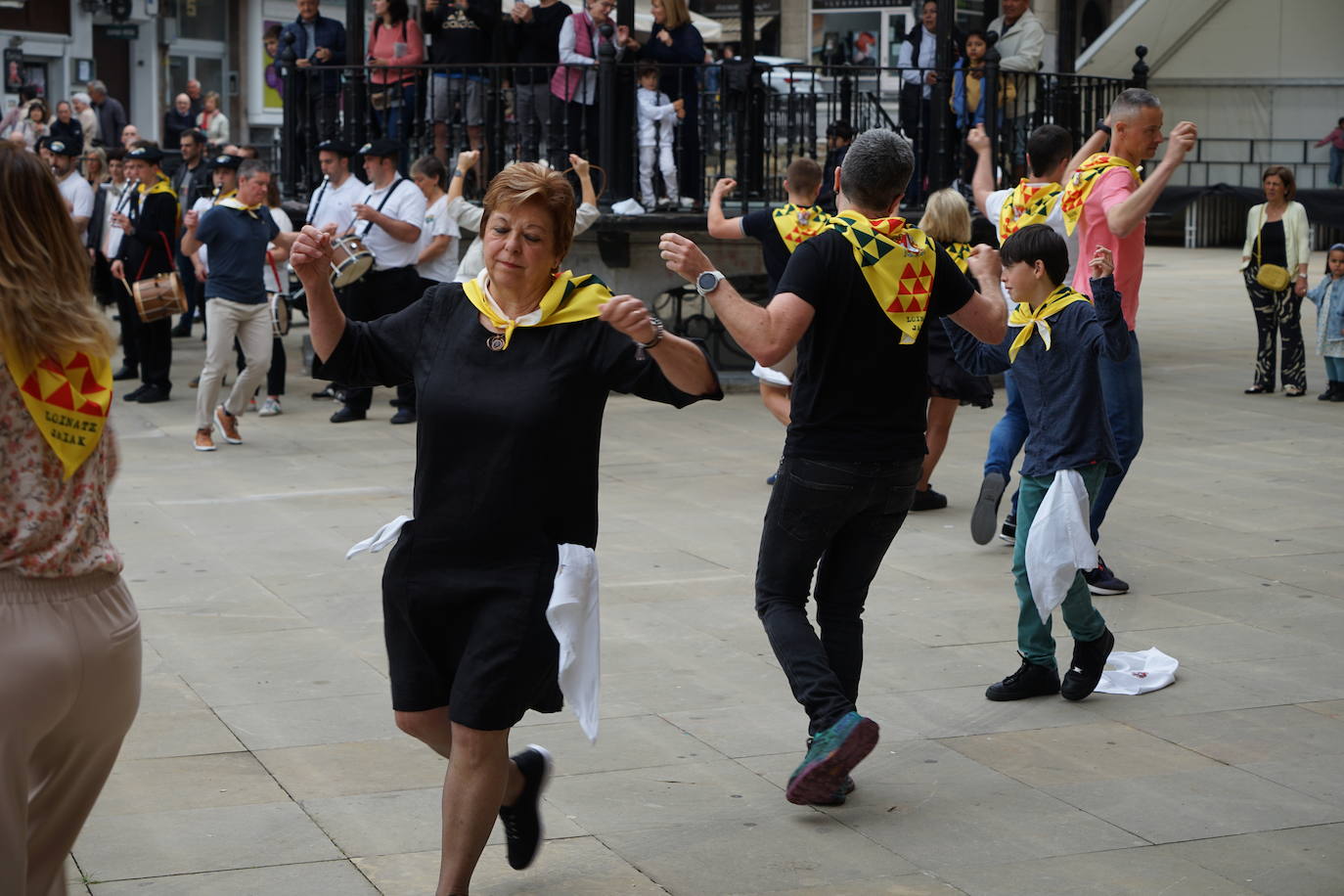 La Sokadantza del primer domingo de las fiestas de Loinaz