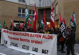 Vuelven las movilizaciones de trabajadores en Kristau Eskola