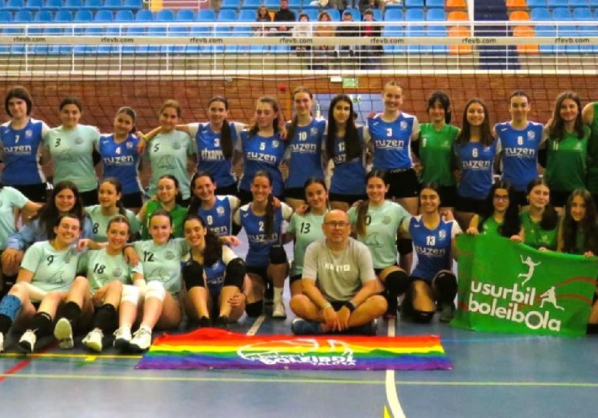 El voleibol femenino sacó músculo en Urretxu