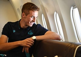 Jon Pacheco atraviesa un momento dulce y es optimista con las posibilidades de la Real en el tramo final de Liga.